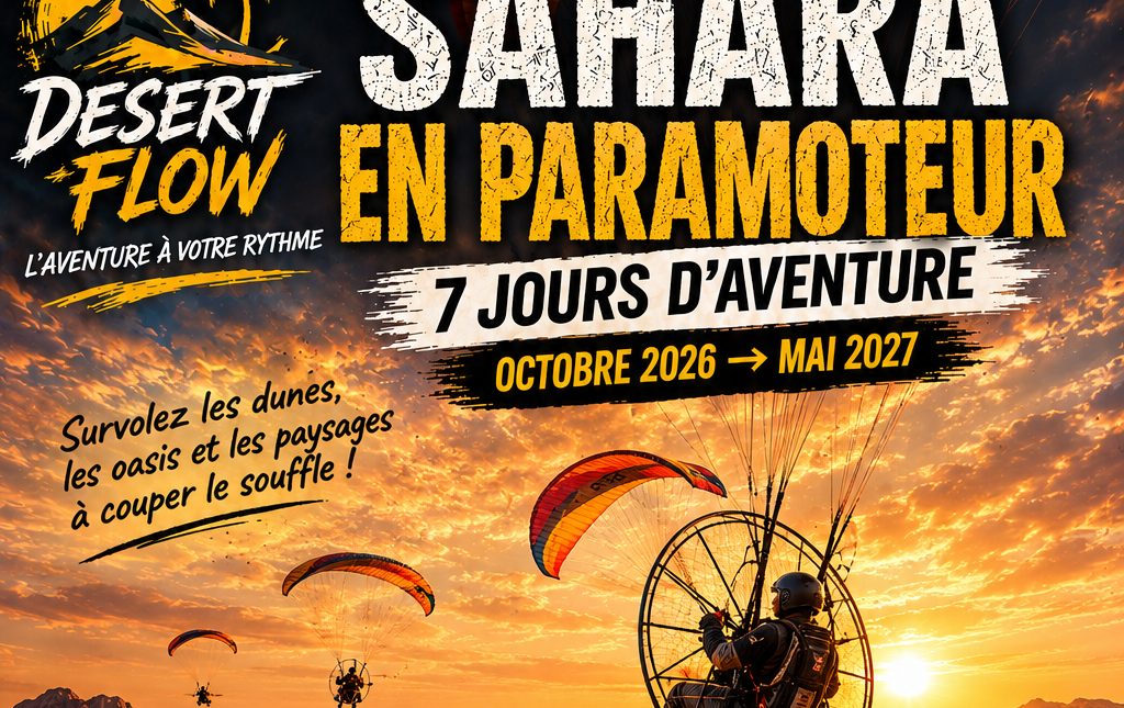 Paramoteur Sahara DesertFlow